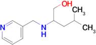 4-Methyl-2-((pyridin-3-ylmethyl)amino)pentan-1-ol