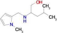 4-Methyl-2-(((1-methyl-1h-pyrrol-2-yl)methyl)amino)pentan-1-ol