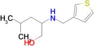 4-Methyl-2-((thiophen-3-ylmethyl)amino)pentan-1-ol