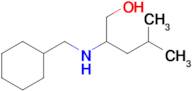 2-((Cyclohexylmethyl)amino)-4-methylpentan-1-ol