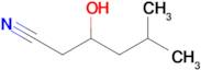 3-Hydroxy-5-methylhexanenitrile