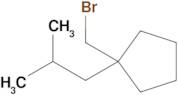 1-(Bromomethyl)-1-isobutylcyclopentane