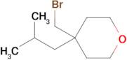 4-(Bromomethyl)-4-isobutyltetrahydro-2h-pyran