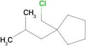 1-(Chloromethyl)-1-isobutylcyclopentane