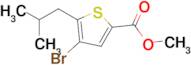 Methyl 4-bromo-5-isobutylthiophene-2-carboxylate