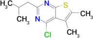 4-Chloro-2-isobutyl-5,6-dimethylthieno[2,3-d]pyrimidine