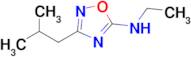 n-Ethyl-3-isobutyl-1,2,4-oxadiazol-5-amine
