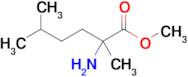 Methyl 2-amino-2,5-dimethylhexanoate