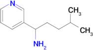 4-Methyl-1-(pyridin-3-yl)pentan-1-amine