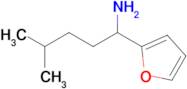 1-(Furan-2-yl)-4-methylpentan-1-amine