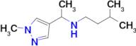 3-Methyl-N-(1-(1-methyl-1h-pyrazol-4-yl)ethyl)butan-1-amine