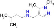 n-((1,5-Dimethyl-1h-pyrazol-4-yl)methyl)-3-methylbutan-1-amine