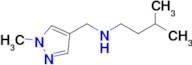 3-Methyl-N-((1-methyl-1h-pyrazol-4-yl)methyl)butan-1-amine