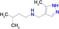 [(5-methyl-1H-pyrazol-4-yl)methyl](3-methylbutyl)amine