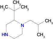 2-(Tert-butyl)-1-isobutylpiperazine