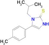 5-(4-methylphenyl)-1-(2-methylpropyl)-2,3-dihydro-1H-imidazole-2-thione