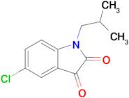 5-Chloro-1-isobutylindoline-2,3-dione