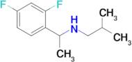 n-(1-(2,4-Difluorophenyl)ethyl)-2-methylpropan-1-amine