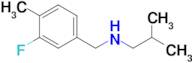 n-(3-Fluoro-4-methylbenzyl)-2-methylpropan-1-amine