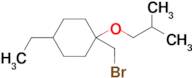 1-(Bromomethyl)-4-ethyl-1-isobutoxycyclohexane