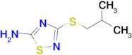 3-[(2-methylpropyl)sulfanyl]-1,2,4-thiadiazol-5-amine