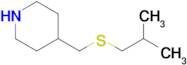 4-((Isobutylthio)methyl)piperidine