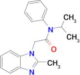 n-Isopropyl-2-(2-methyl-1h-benzo[d]imidazol-1-yl)-N-phenylacetamide