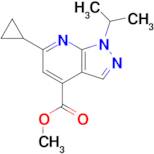 Methyl 6-cyclopropyl-1-isopropyl-1h-pyrazolo[3,4-b]pyridine-4-carboxylate