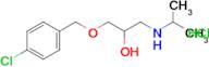 1-((4-Chlorobenzyl)oxy)-3-(isopropylamino)propan-2-ol hydrochloride