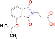 3-(4-Isopropoxy-1,3-dioxoisoindolin-2-yl)propanoic acid