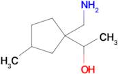 1-(1-(Aminomethyl)-3-methylcyclopentyl)ethan-1-ol