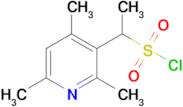 1-(2,4,6-Trimethylpyridin-3-yl)ethane-1-sulfonyl chloride