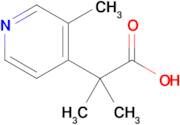 2-Methyl-2-(3-methylpyridin-4-yl)propanoic acid