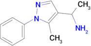 1-(5-Methyl-1-phenyl-1h-pyrazol-4-yl)ethan-1-amine