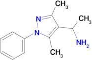 1-(3,5-Dimethyl-1-phenyl-1h-pyrazol-4-yl)ethan-1-amine