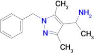 1-(1-Benzyl-3,5-dimethyl-1h-pyrazol-4-yl)ethan-1-amine