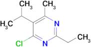 4-Chloro-2-ethyl-5-isopropyl-6-methylpyrimidine