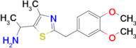 1-(2-(3,4-Dimethoxybenzyl)-4-methylthiazol-5-yl)ethan-1-amine