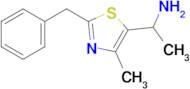 1-(2-Benzyl-4-methylthiazol-5-yl)ethan-1-amine