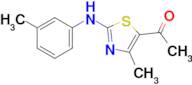 1-(4-Methyl-2-(m-tolylamino)thiazol-5-yl)ethan-1-one