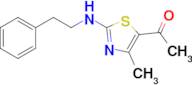 1-(4-Methyl-2-(phenethylamino)thiazol-5-yl)ethan-1-one