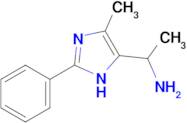 1-(4-methyl-2-phenyl-1H-imidazol-5-yl)ethan-1-amine