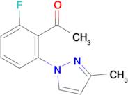 1-(2-Fluoro-6-(3-methyl-1h-pyrazol-1-yl)phenyl)ethan-1-one
