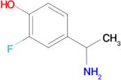 4-(1-Aminoethyl)-2-fluorophenol