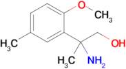 2-Amino-2-(2-methoxy-5-methylphenyl)propan-1-ol