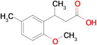 3-(2-Methoxy-5-methylphenyl)butanoic acid