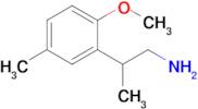 2-(2-Methoxy-5-methylphenyl)propan-1-amine