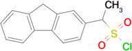 1-(9h-Fluoren-2-yl)ethane-1-sulfonyl chloride