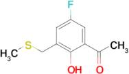 1-(5-Fluoro-2-hydroxy-3-((methylthio)methyl)phenyl)ethan-1-one