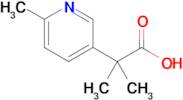 2-Methyl-2-(6-methylpyridin-3-yl)propanoic acid